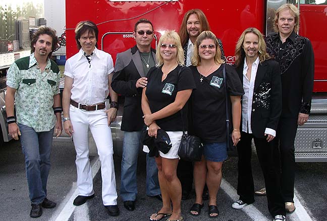 Michele and MJ with Chuck and the guys!